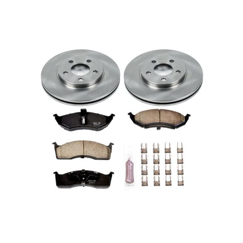 PSB Autospecialty Kit - Power Stop 00-05 Dodge Neon Front Autospecialty Brake Kit