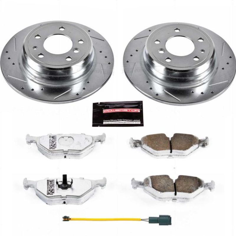 PSB Z26 Street Warrior Kit - Power Stop 1989 BMW 525i Rear Z26 Street Warrior Brake Kit