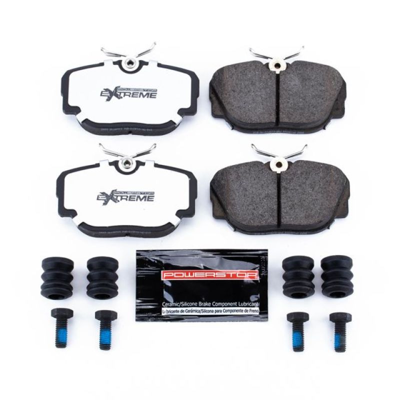 PSB Z26 Extreme Brake Pads - Power Stop 1991 BMW 318i Front or Rear Z26 Extreme Street Brake Pads w/Hardware