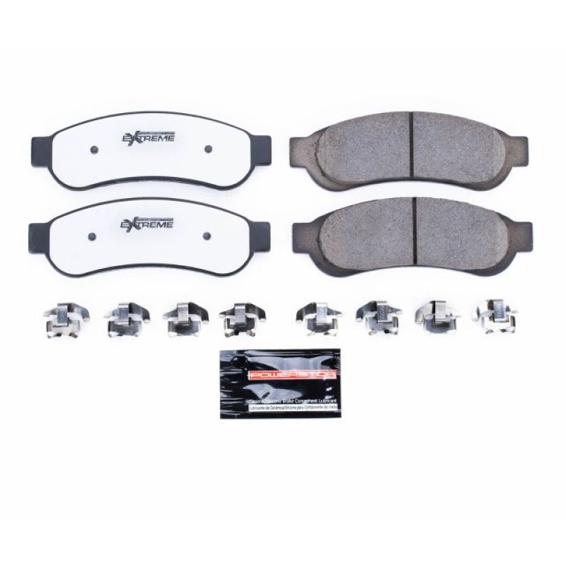 PSB Z36 Truck & Tow Brake Pads - Power Stop 10-12 Ford F-250 Super Duty Rear Z36 Truck & Tow Brake Pads w/Hardware