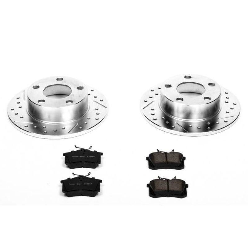 PSB Z23 Evolution Kit - Power Stop 98-01 Audi A6 Quattro Rear Z23 Evolution Sport Brake Kit