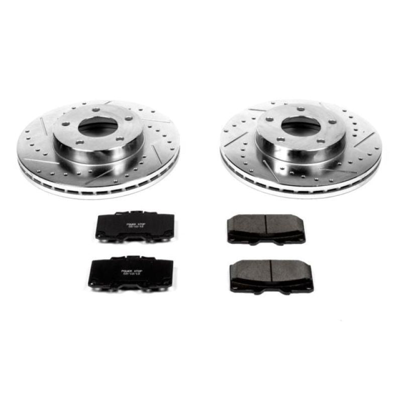 PSB Z23 Evolution Kit - Power Stop 89-90 Nissan 300ZX Front Z23 Evolution Sport Brake Kit