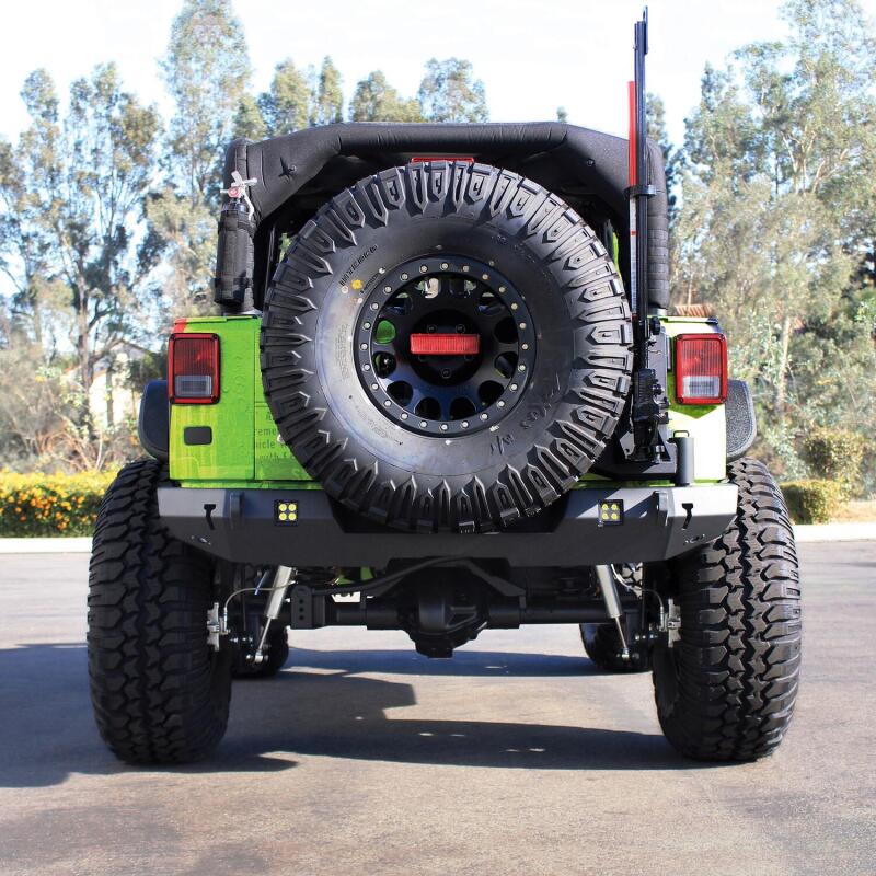 WES WJ2 Bumpers - Westin 07-18 Jeep Wrangler JK WJ2 Rear Bumper - Textured Black