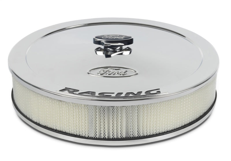 FR Air Cleaners - Ford Racing Air Cleaner Kit - Chrome w/ Black Emblem