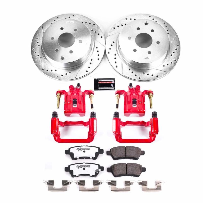 PSB Z36 Truck & Tow Kit w/Cals - Power Stop 05-12 Nissan Pathfinder Rear Z36 Truck & Tow Brake Kit w/Calipers