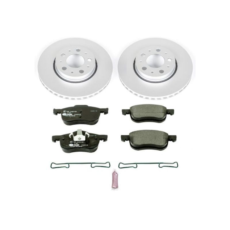 PSB Euro-Stop Kit - Power Stop 01-07 Volvo S60 Front Euro-Stop Brake Kit