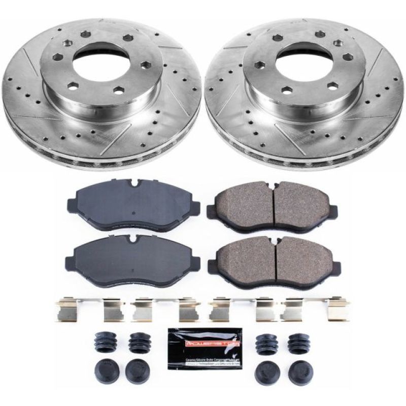 PSB Z23 Evolution Kit - Power Stop 07-09 Dodge Sprinter 2500 Front Z23 Evolution Sport Brake Kit