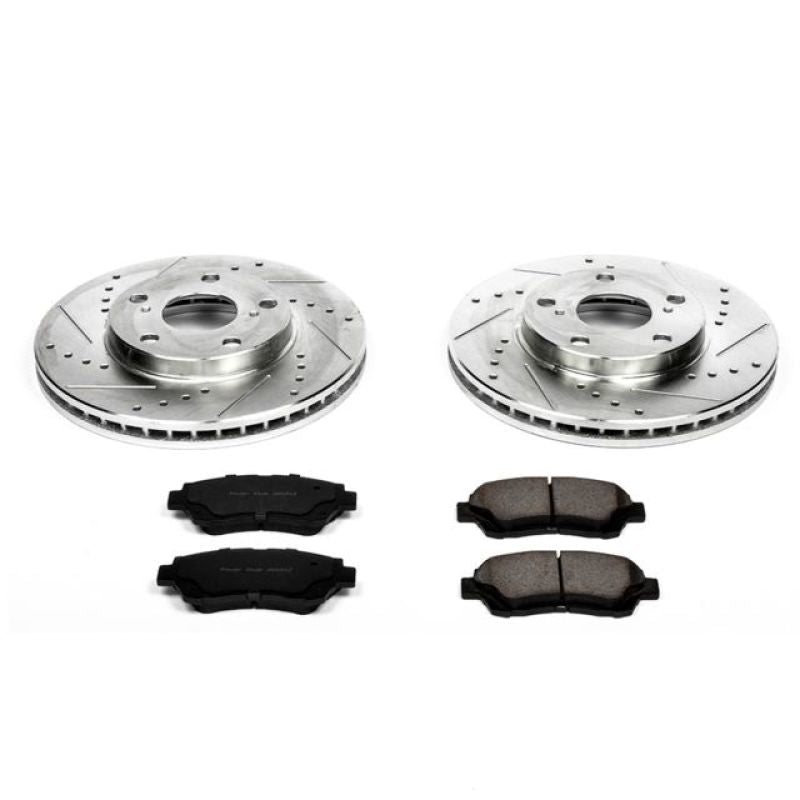 PSB Z23 Evolution Kit - Power Stop 92-96 Lexus ES300 Front Z23 Evolution Sport Brake Kit