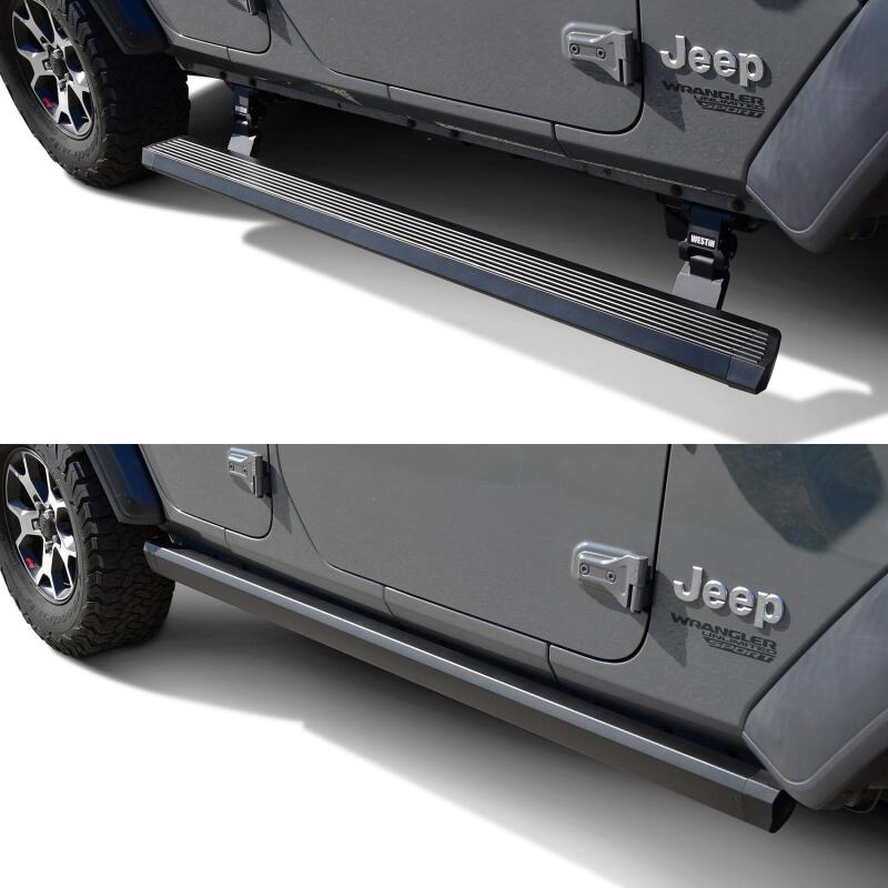 WES Running Boards - Pro-e - Westin 18-24 Jeep Wrangler JL Unlimited 4dr Pro-e Running Boards - Tex. Blk