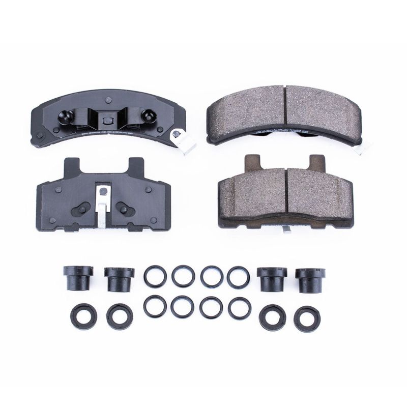 PSB Z17 Evolution Brake Pads - Power Stop 88-91 Chevrolet C1500 Front Z17 Evolution Ceramic Brake Pads w/Hardware