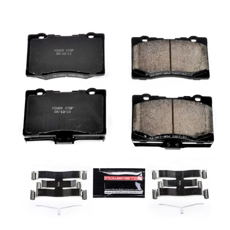 PSB Z23 Evolution Brake Pads - Power Stop 05-12 Acura RL Front Z23 Evolution Sport Brake Pads w/Hardware