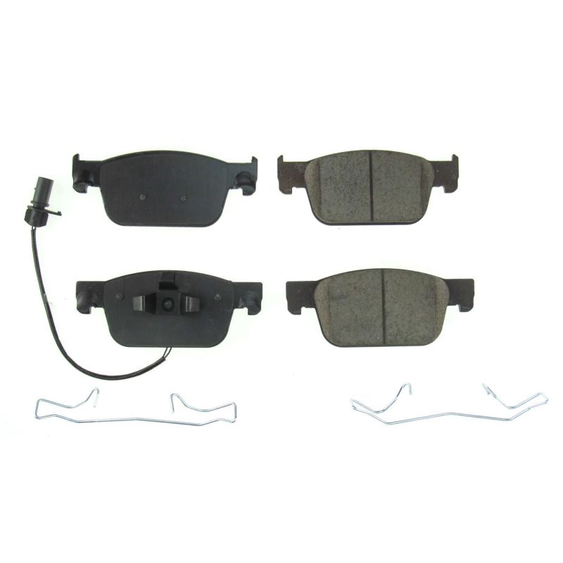 PSB Z17 Evolution Brake Pads - Power Stop 17-19 Audi A4 Front Z17 Evolution Ceramic Brake Pads w/Hardware