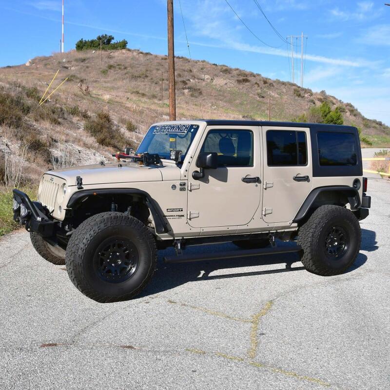 WES Running Boards - Pro-e - Westin 07-18 Jeep Wrangler JK Unlimited Pro-e Electric Running Boards - Textured Black