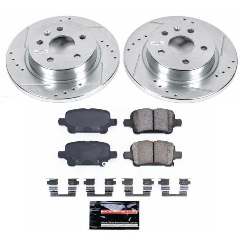 PSB Z23 Evolution Kit - Power Stop 2016 Chevrolet Cruze Rear Z23 Evolution Sport Brake Kit