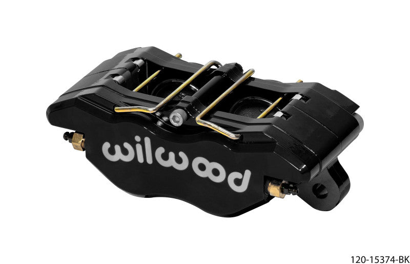 WIL Dynapro Caliper - Wilwood Caliper - Off-Road Dynapro 5.25in Mount - 1.75/1.75in Pistons .38in Disc - Black