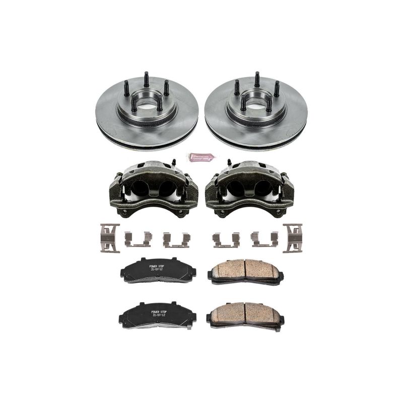 PSB Autospecialty Kit w/Cals - Power Stop 95-97 Ford Ranger Front Autospecialty Brake Kit w/Calipers
