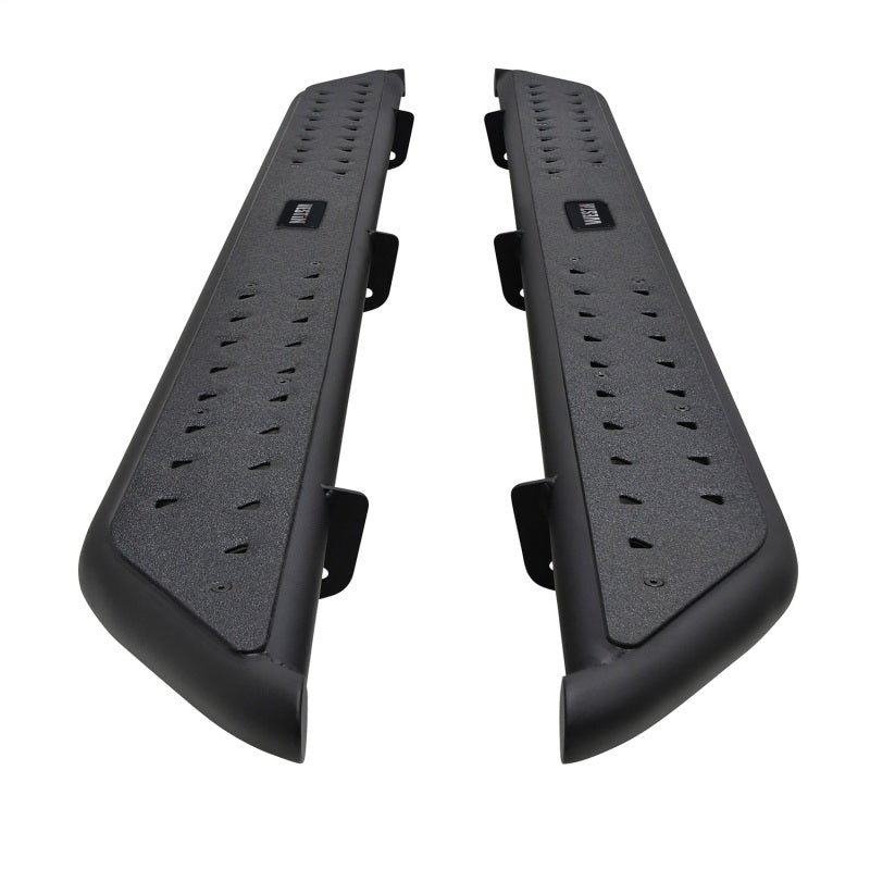 WES Nerf Bars - Outlaw - Westin 14-18 Chevrolet/GMC Silv/Seirra 1500 Double Cab Outlaw Nerf Step Bars - Textured Black