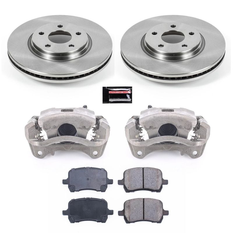 PSB Autospecialty Kit w/Cals - Power Stop 09-10 Pontiac G5 Front Autospecialty Brake Kit w/Calipers