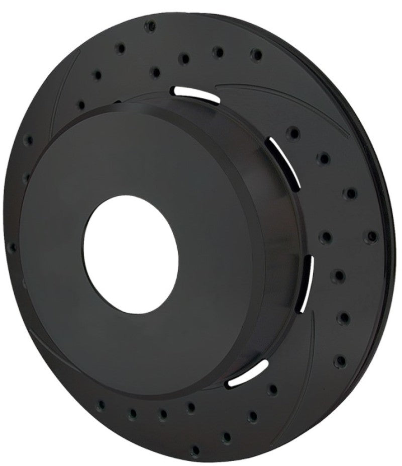 WIL Rotors - Wilwood Rotor-1.91in Offset-SRP-BLK-Drill-LH 11.00 x .810 - Blank