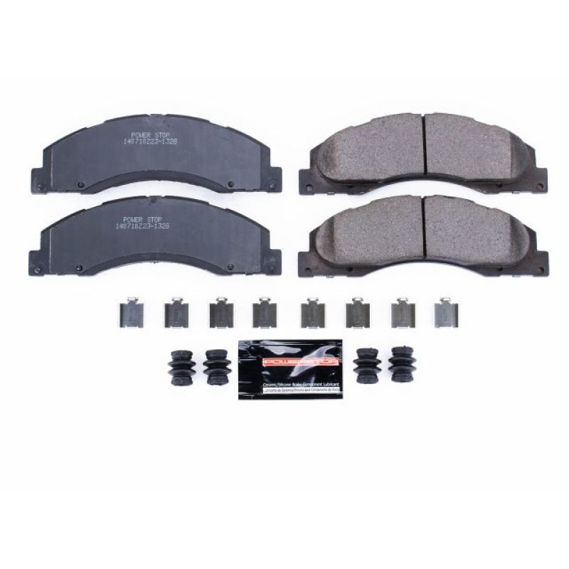 PSB Z23 Evolution Brake Pads - Power Stop 08-14 Ford E-150 Front Z23 Evolution Sport Brake Pads w/Hardware