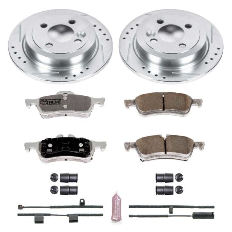 PSB Z26 Street Warrior Kit - Power Stop 07-08 Mini Cooper Rear Z26 Street Warrior Brake Kit