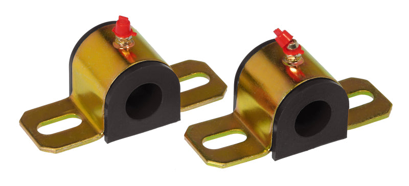 PRO Sway/End Link Bush - Blk - Prothane Universal Greasable Sway Bar Bushings - 7/8in - Type B Bracket - Black