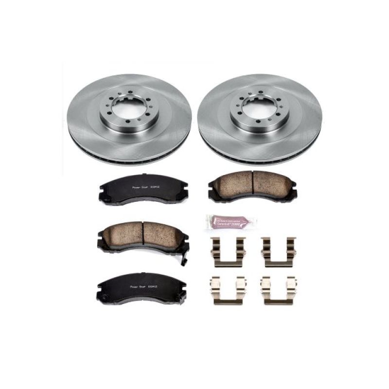 PSB Autospecialty Kit - Power Stop 00-04 Mitsubishi Montero Sport Front Autospecialty Brake Kit