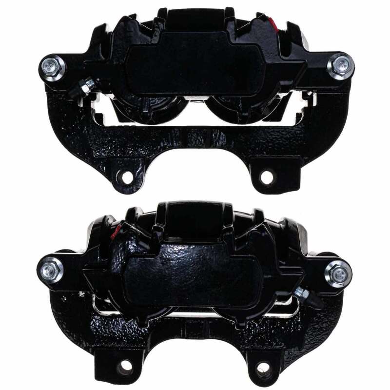 PSB Black Calipers - Power Stop 2014 Chrysler 200 Front Black Caliper - Pair w/Bracket