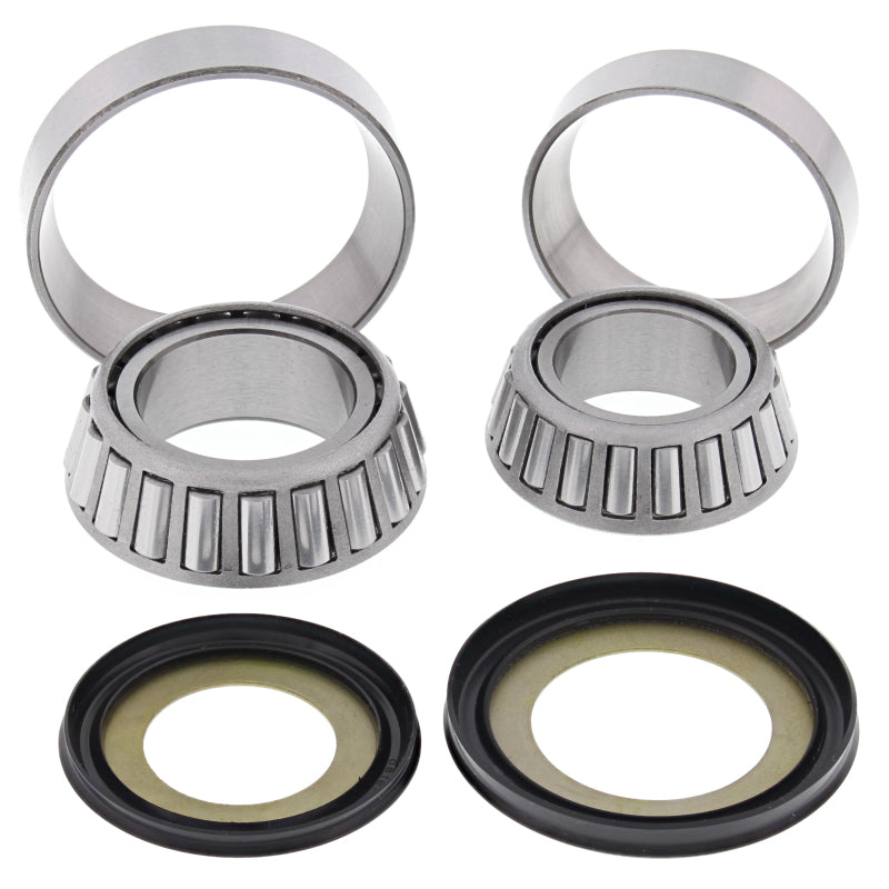 ABR Steering Bearing Kits - All Balls Racing 84-87 Kawasaki KXT250 Tecate Steering Bearing Kit