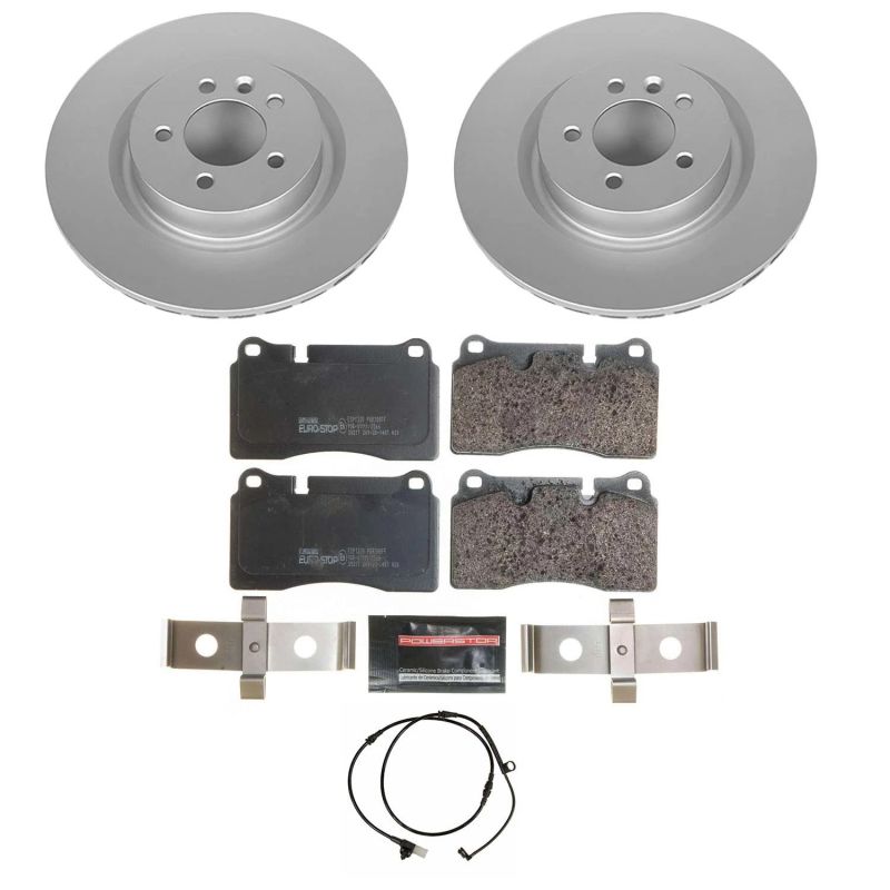PSB Euro-Stop Kit - Power Stop 06-09 Land Rover Range Rover Sport Front Euro-Stop Brake Kit