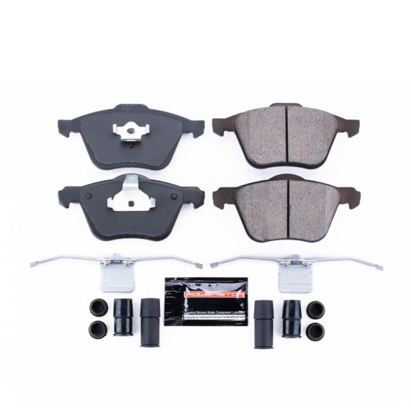 PSB Z23 Evolution Brake Pads - Power Stop 08-09 Volvo S60 Front Z23 Evolution Sport Brake Pads w/Hardware