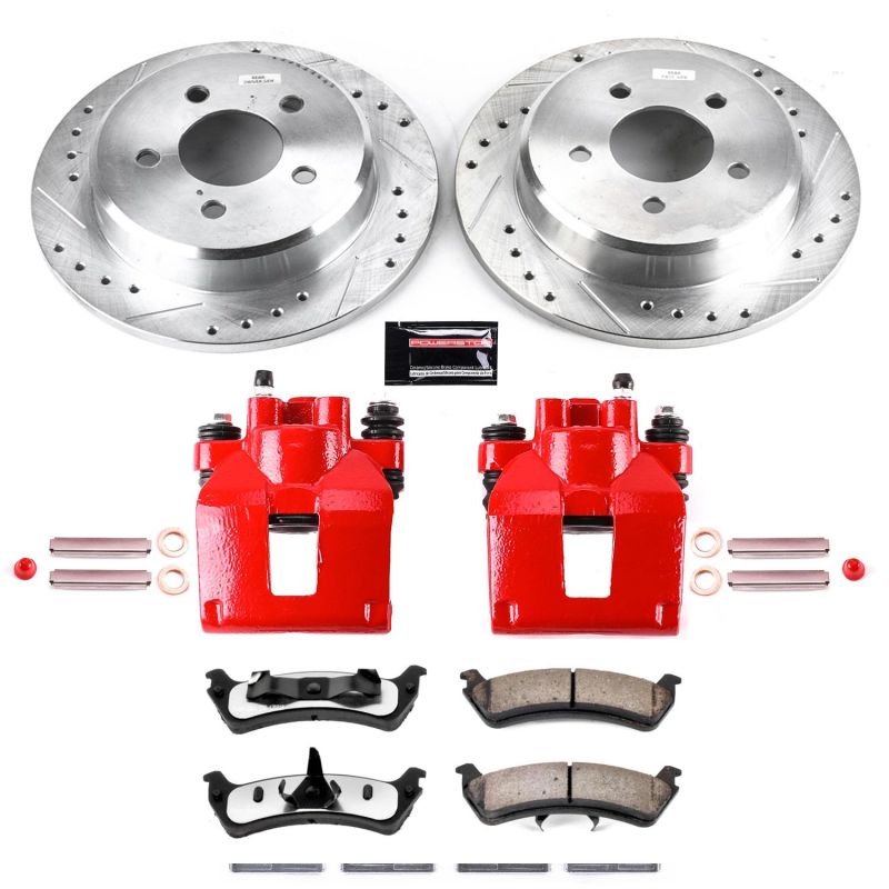 PSB Z36 Truck & Tow Kit w/Cals - Power Stop 95-01 Ford Explorer Rear Z36 Truck & Tow Brake Kit w/Calipers