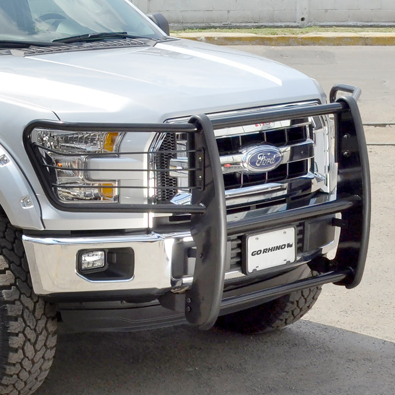 GOR Step Guard - 3000 - Black - Go Rhino 04-04 Ford F-150 3000 Series StepGuard - Black (Center Grille Guard Only)