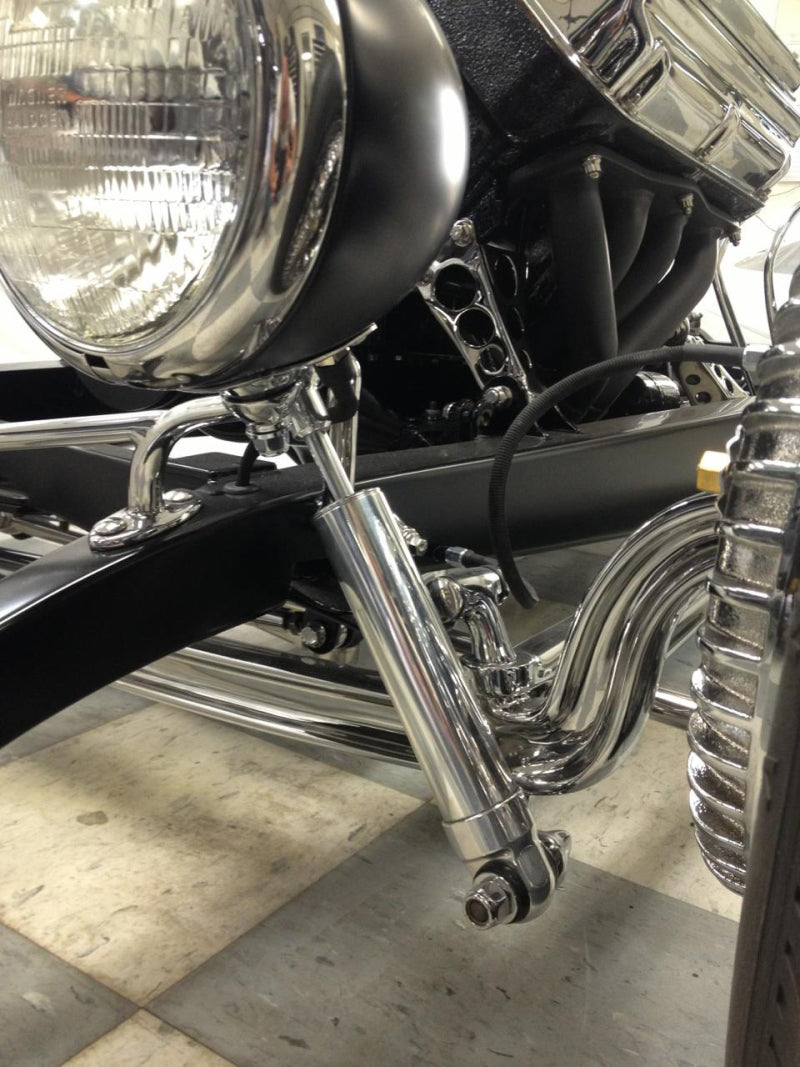 RID Hot Rod Shocks - Ridetech RQ Hot Rod Shock No Cover Fixed Valve 3.30in Stroke Eye/Eye Mounting 7.90in x 11.20in