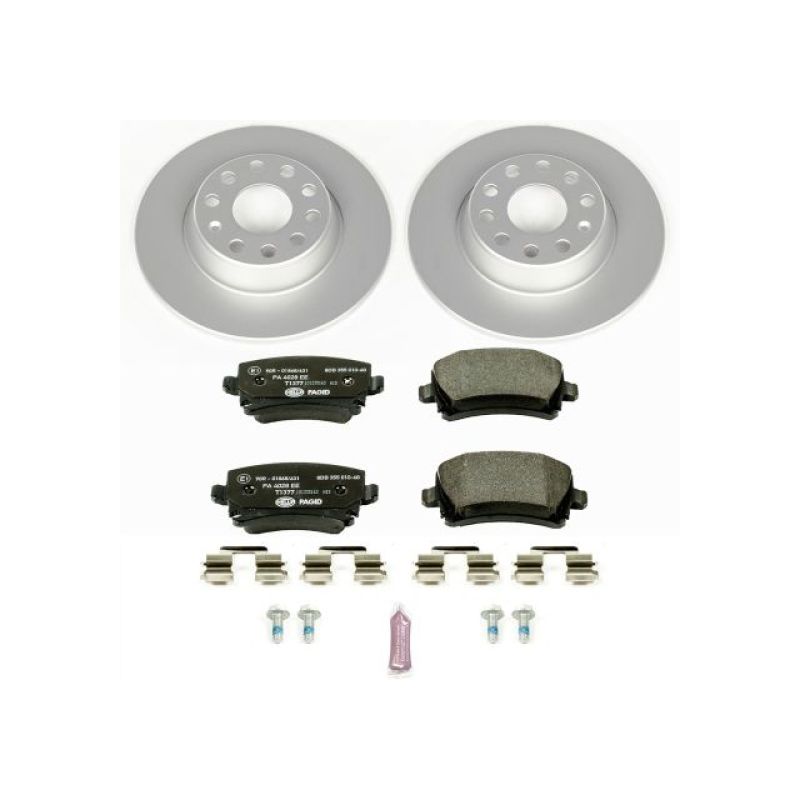 PSB Euro-Stop Kit - Power Stop 06-09 Audi A3 Rear Euro-Stop Brake Kit