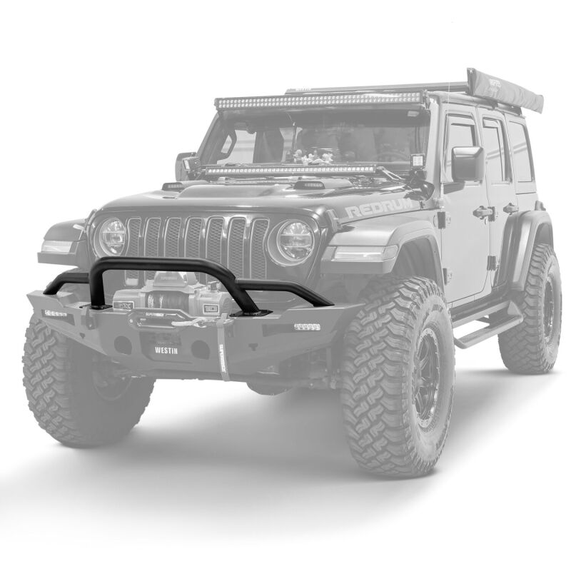 WES Bull Bars - XTS - Westin 20-25 Jeep Gladiator / 18-25 Wrangler JL XTS Round Bull Bar - Tex. Blk