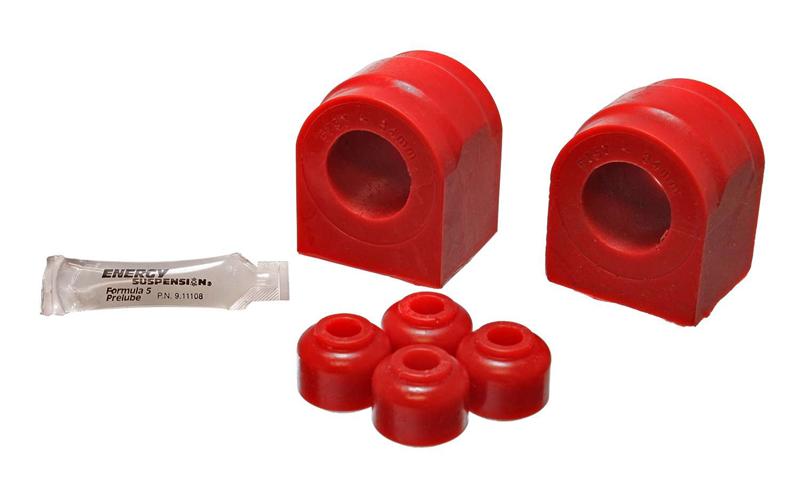 ES Sway Bar Bushings - Red - Energy Suspension 04-06 Ford F150 4wd Red 34mm Front Sway Bar Bushing Set