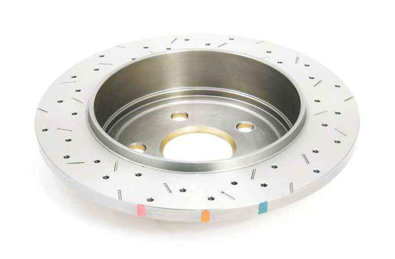 DBA Street Slot&Drill Rotors - DBA 06-10 Jeep Commander Rear Drilled & Slotted Street Series Rotor