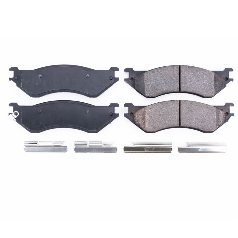 PSB Z17 Evolution Brake Pads - Power Stop 97-02 Ford Expedition Front or Rear Z17 Evolution Ceramic Brake Pads w/Hardware