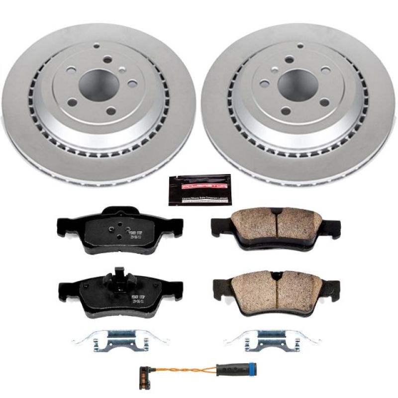 PSB Z23 Evolution Coated Kit - Power Stop 05-06 Mercedes-Benz G55 AMG Rear Z23 Evolution Sport Coated Brake Kit