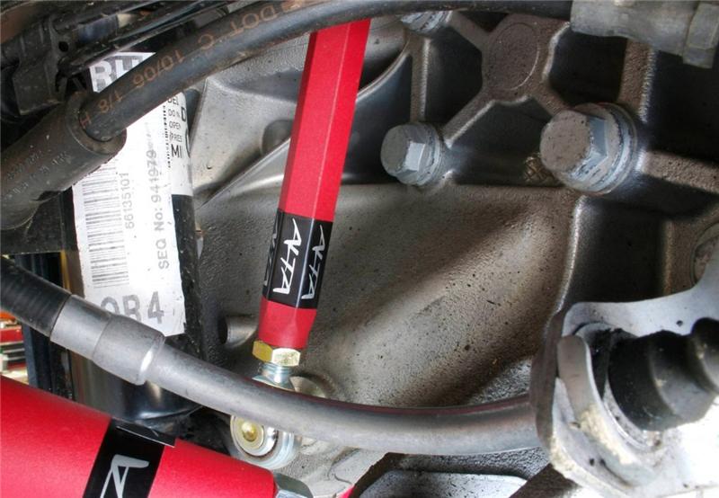 PA Alta End Links - ALTA 02-12 Mini Cooper/S/JCW (Incl. 05-12 Convertible) & 09-12 Clubman Rear Endlinks Adj. Pair - Red