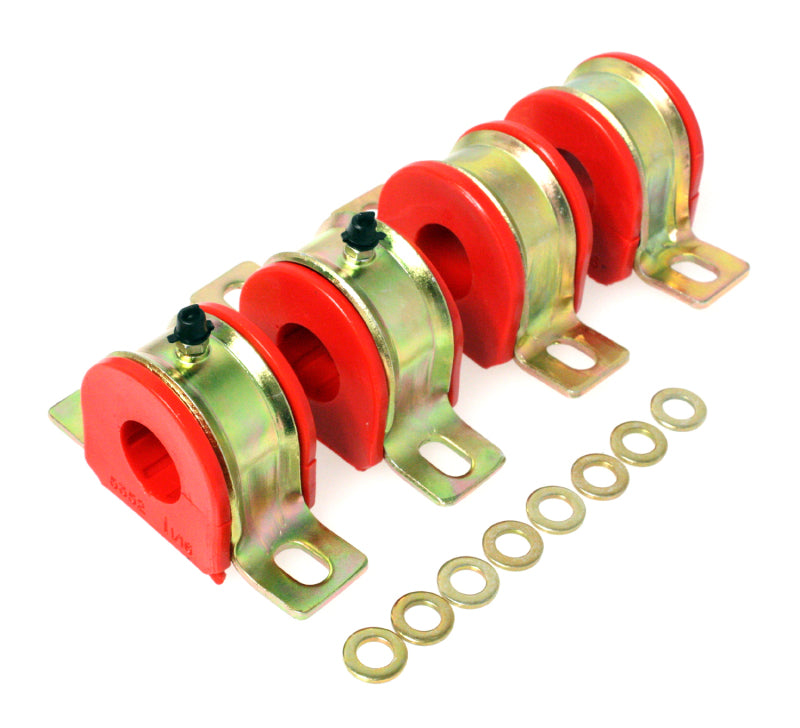 ES Sway Bar Bushings - Red - Energy Suspension 73-94 GM K5 Blazer/73-81 C-10/C1500 P/U Red 1-1/8in Front Sway Bar Bushing Set