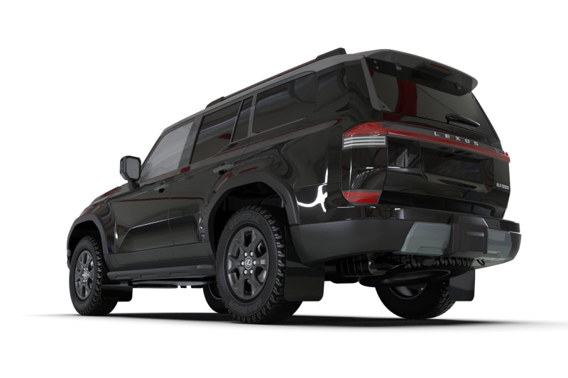 RAL UR Black Flap/Green Logo - Rally Armor 2024+ Lexus GX-550 Overtrail Black UR Mud Flap Dark Green Logo
