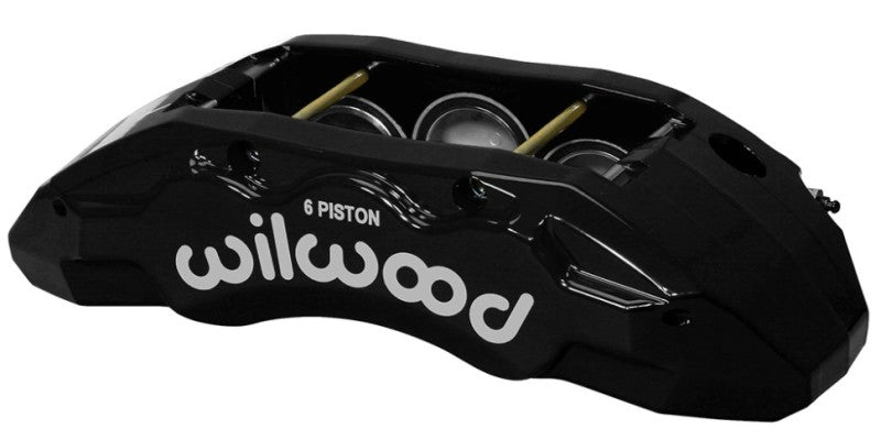WIL TX6R Caliper - Wilwood Caliper-TX6R- L/H - Black 1.75/1.62/1.62in Pistons 1.38in Disc