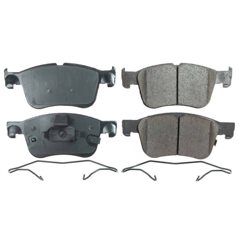 PSB Z17 Evolution Brake Pads - Power Stop 2021 Ford Bronco Sport Front Z17 Evolution Ceramic Brake Pads w/Hardware