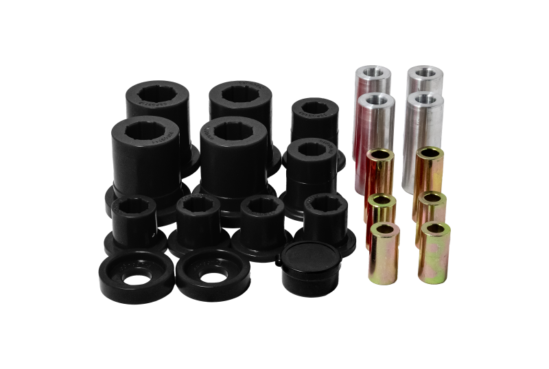 ES Cntrl Arm Bushings - Black - Energy Suspension 10-18 Dodge Ram 1500 Front Control Arm Bushing Set - Black