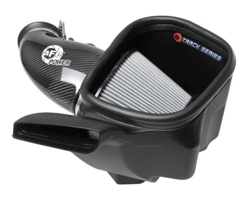 AFE Track Series Intake - aFe 12-21 Jeep Grand Cherokee 6.4L Track Series Carbon Fiber Cold Air Intake w/Pro Dry S Filter