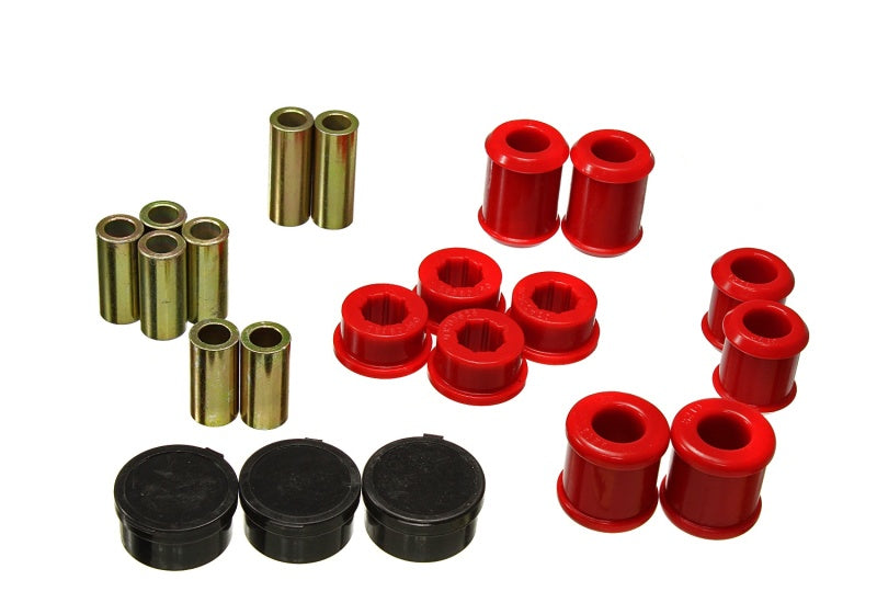 ES Cntrl Arm Bushings - Red - Energy Suspension 93-98 Toyota Supra Rear Control Arm Bushing Set - Red