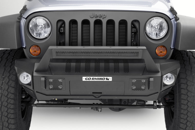 GOR Trailine Bumper - Go Rhino 07-20 Jeep Wrangler JL/JLU/JK/JKU/Gladiator JT Trailline 20 Light Mount Bar