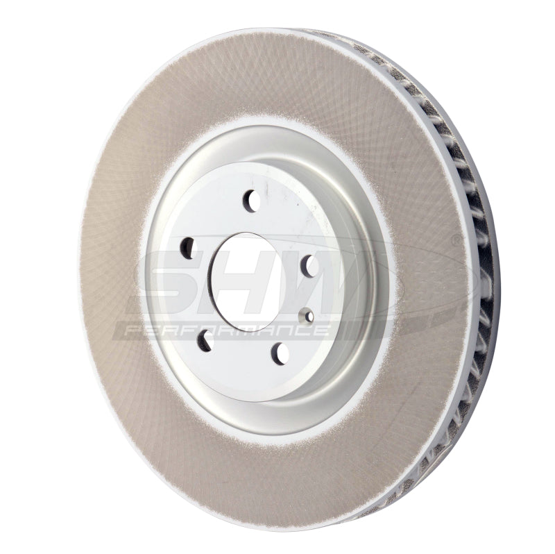 SHW Smooth Monobloc Rotors - SHW 15-18 Porsche Macan S 3.0L w/o Ceramics Left Front Smooth Monobloc Brake Rotor (95B615301T)